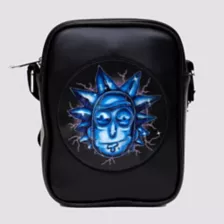 Buckle-Down Rick and Morty Electric Face Crossbody Bag at Spencer's
