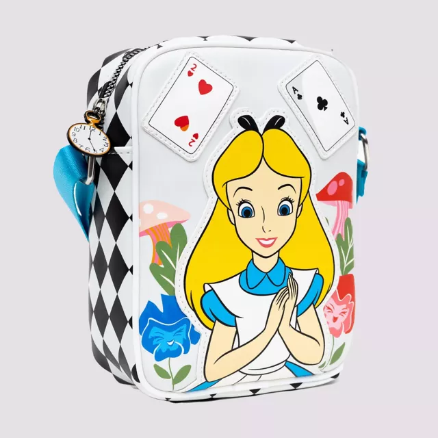 Buckle-Down Disney Alice in Wonderland Crossbody Bag at Spencer's