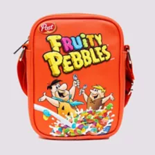 Buckle-Down Fruity Pebbles Fred and Barney Cereal Box Crossbody Bag - The Flintstones at Spencer's