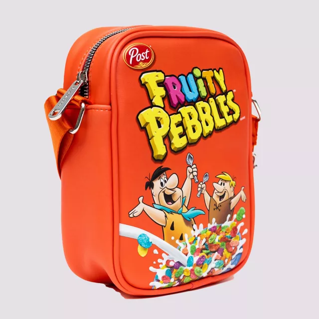 Buckle-Down Fruity Pebbles Fred and Barney Cereal Box Crossbody Bag - The Flintstones at Spencer's