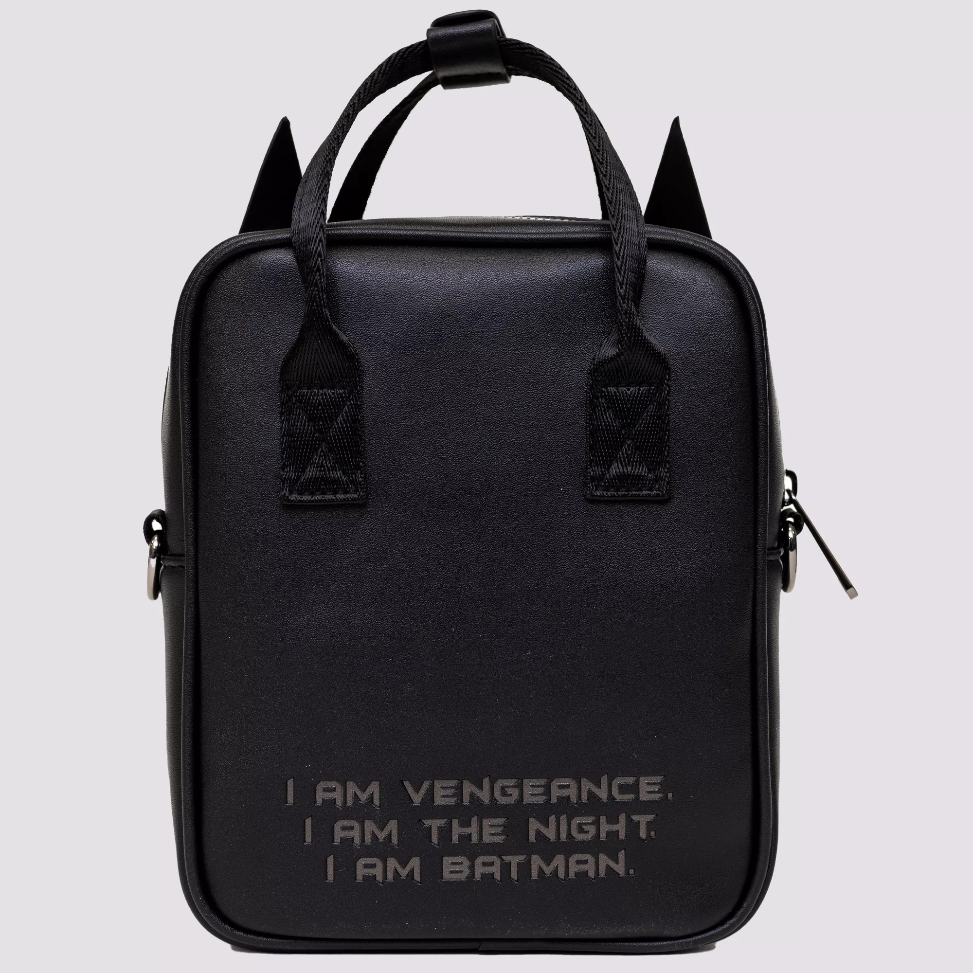 Buckle-Down Batman Embossed Armor Crossbody Bag - DC Comics at Spencer's