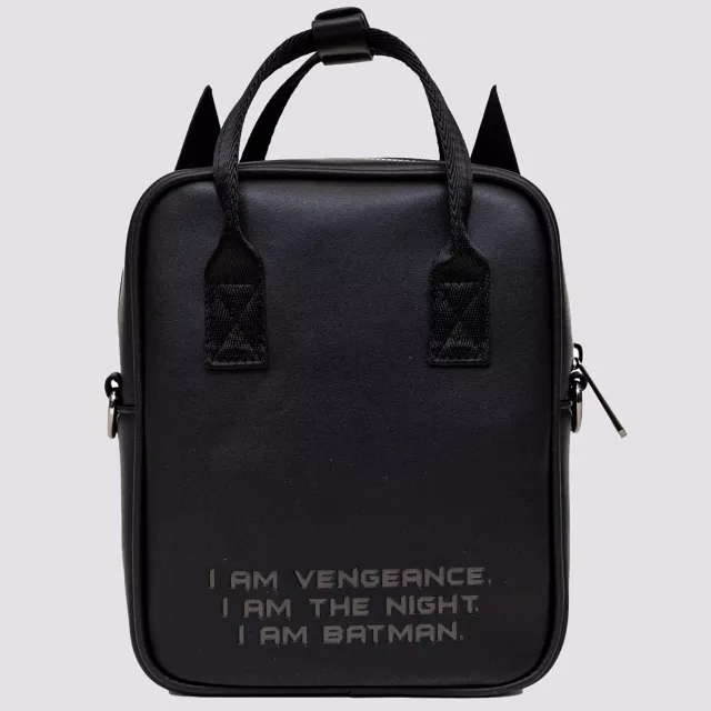 Buckle-Down Batman Embossed Armor Crossbody Bag - DC Comics at Spencer's