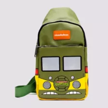 Buckle-Down Teenage Mutant Ninja Turtles Party Wagon Crossbody Bag at Spencer's