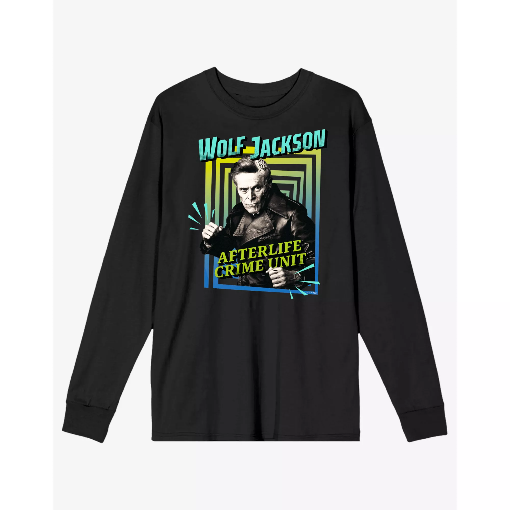 Wolf Jackson Afterlife Crime Unit Long Sleeve T Shirt - Beetlejuice Beetlejuice at Spencer's