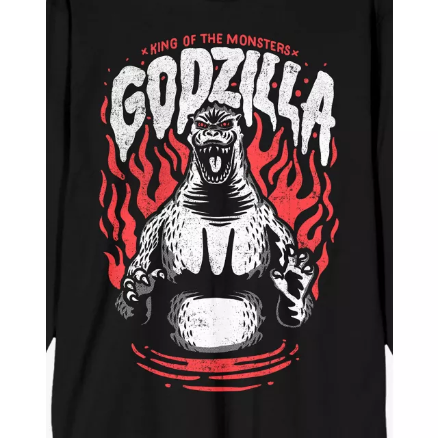 Godzilla King of Monsters Long Sleeve T Shirt at Spencer's