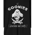 Never Say Die Skull and Crossbones T Shirt - The Goonies at Spencer's