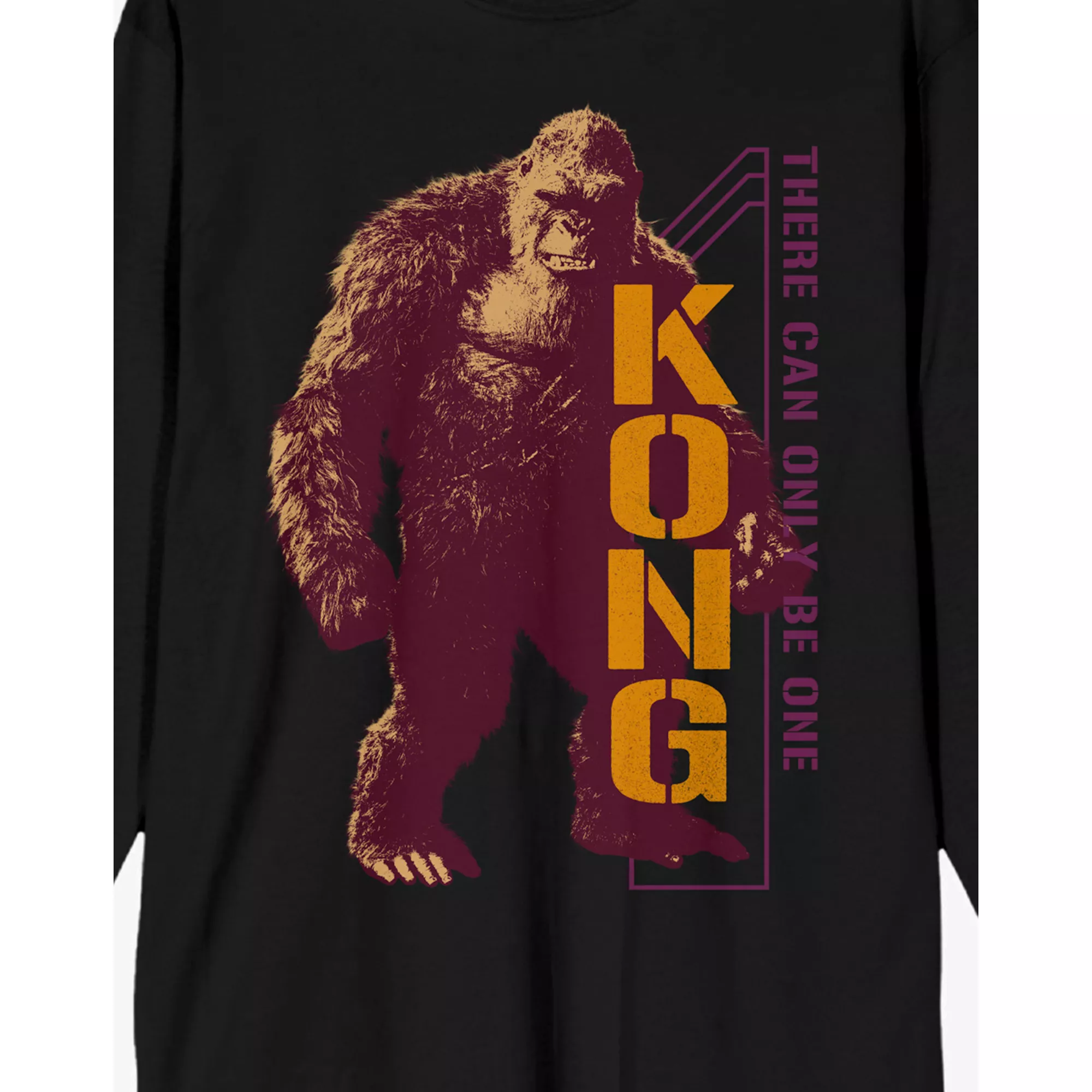 There Can Only Be One Long Sleeve T Shirt - Godzilla x Kong: The New Empire at Spencer's