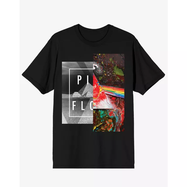 The Dark Side of the Moon Abstract Paint T Shirt - Pink Floyd at Spencer's