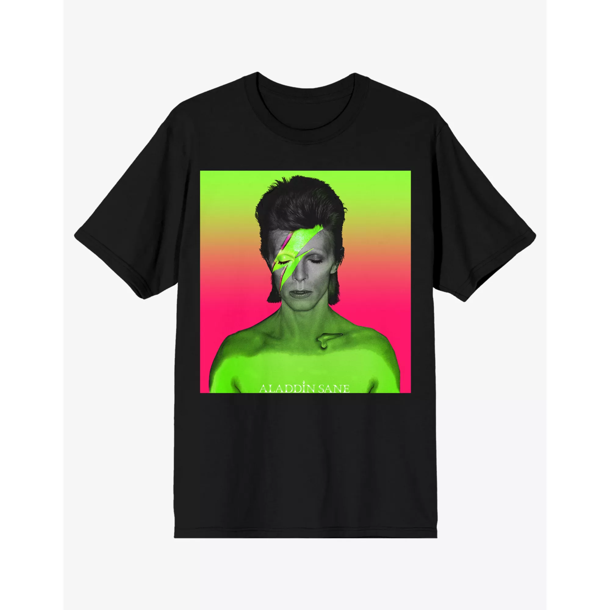 Neon Aladdin Sane T Shirt - David Bowie at Spencer's