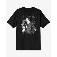 Elvis Presley Stacked Text T Shirt at Spencer's