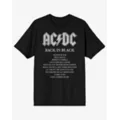 ACDC Back in Black T Shirt at Spencer's