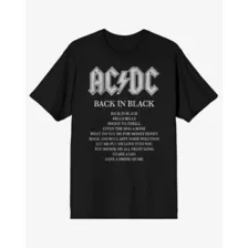 ACDC Back in Black T Shirt at Spencer's