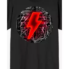 Red Electric Thunderbolt T Shirt - ACDC Shirt at Spencer's