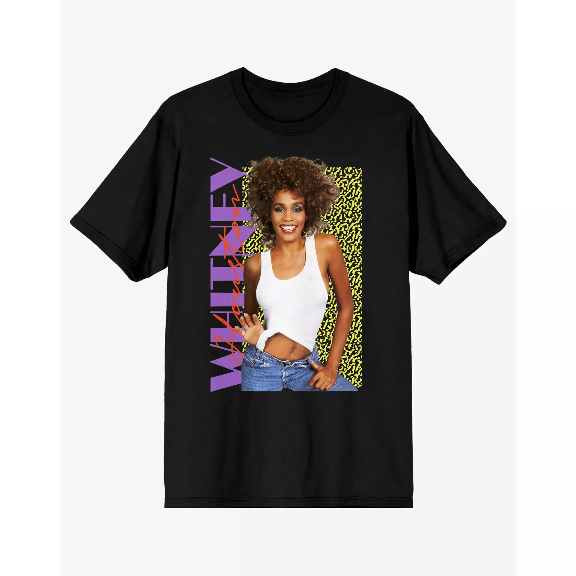 Whitney Houston Pose T Shirt at Spencer's