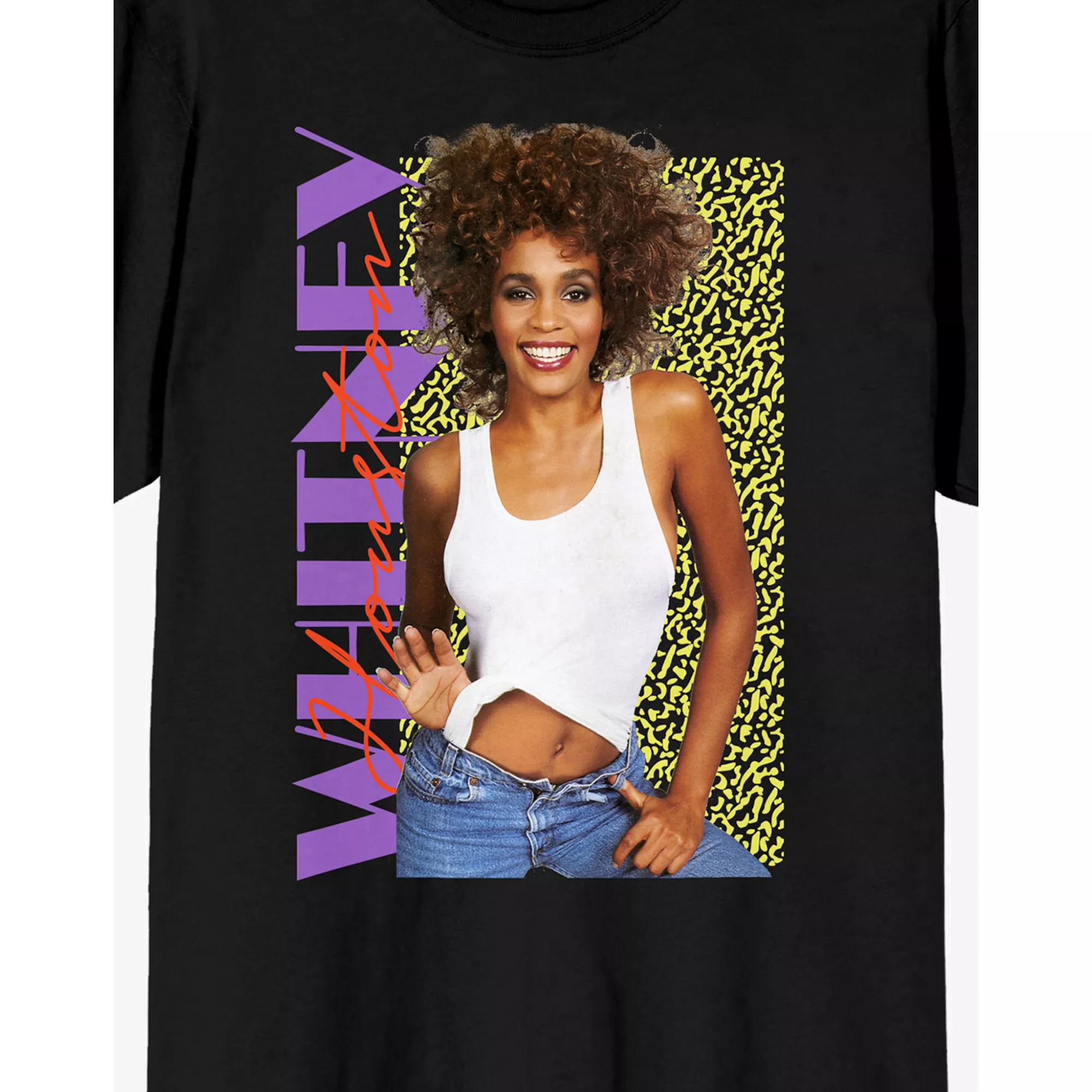 Whitney Houston Pose T Shirt at Spencer's