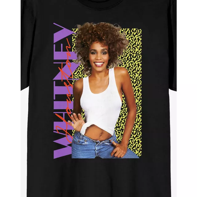 Whitney Houston Pose T Shirt at Spencer's