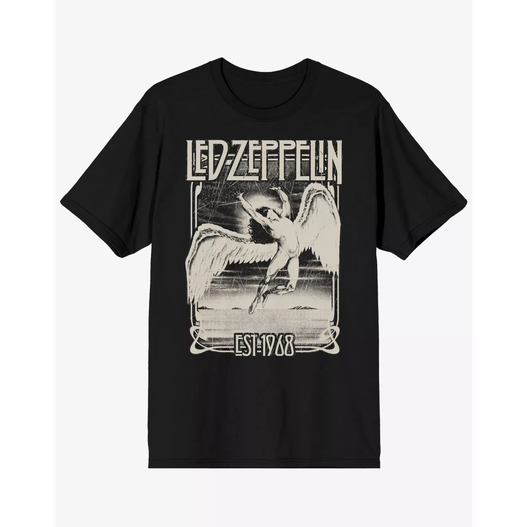 Led Zeppelin Angel '68 Logo T Shirt at Spencer's
