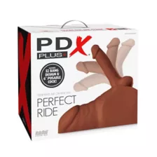 Perfect Ride Hands-Free Masturbator - Brown at Spencer's