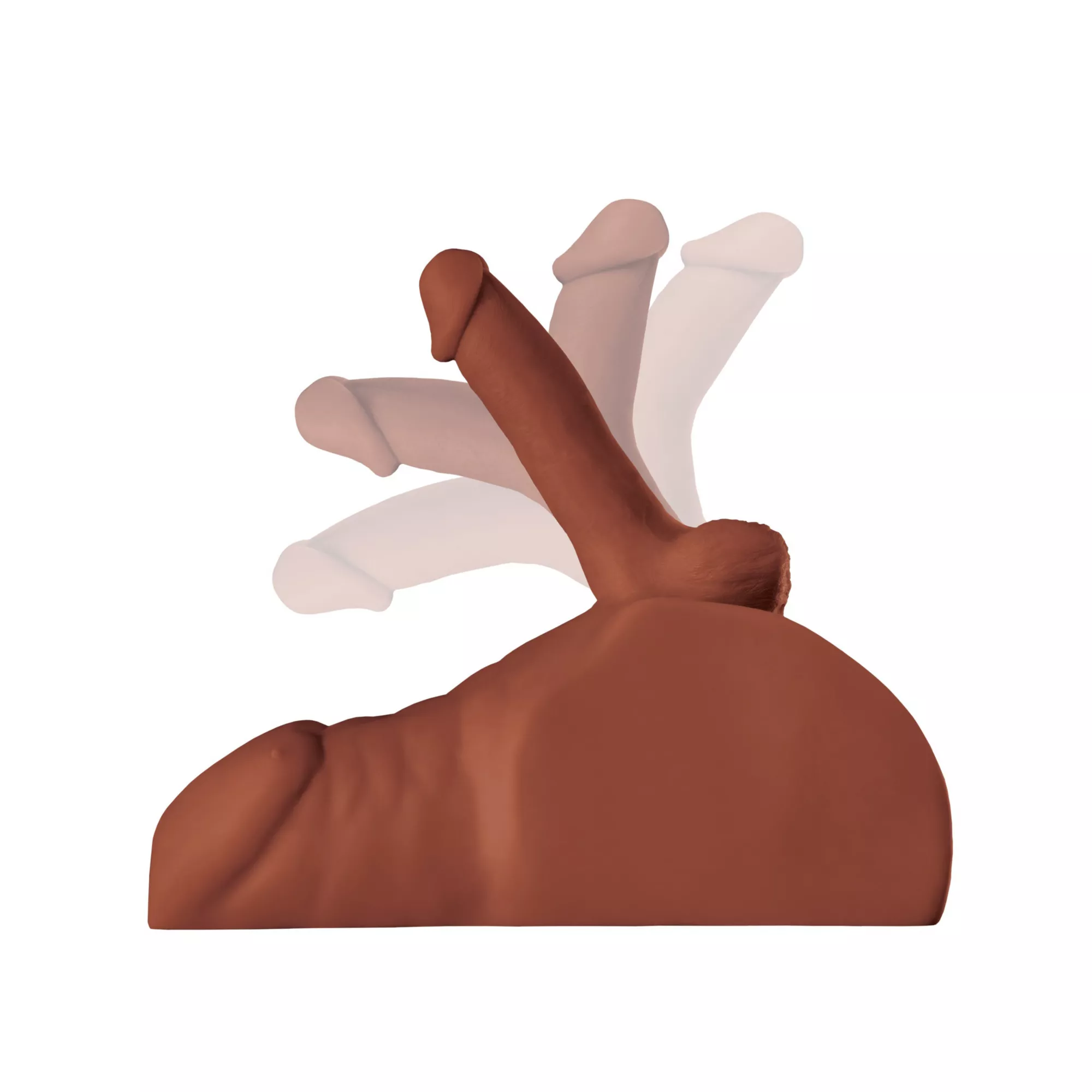 Perfect Ride Hands-Free Masturbator - Brown at Spencer's