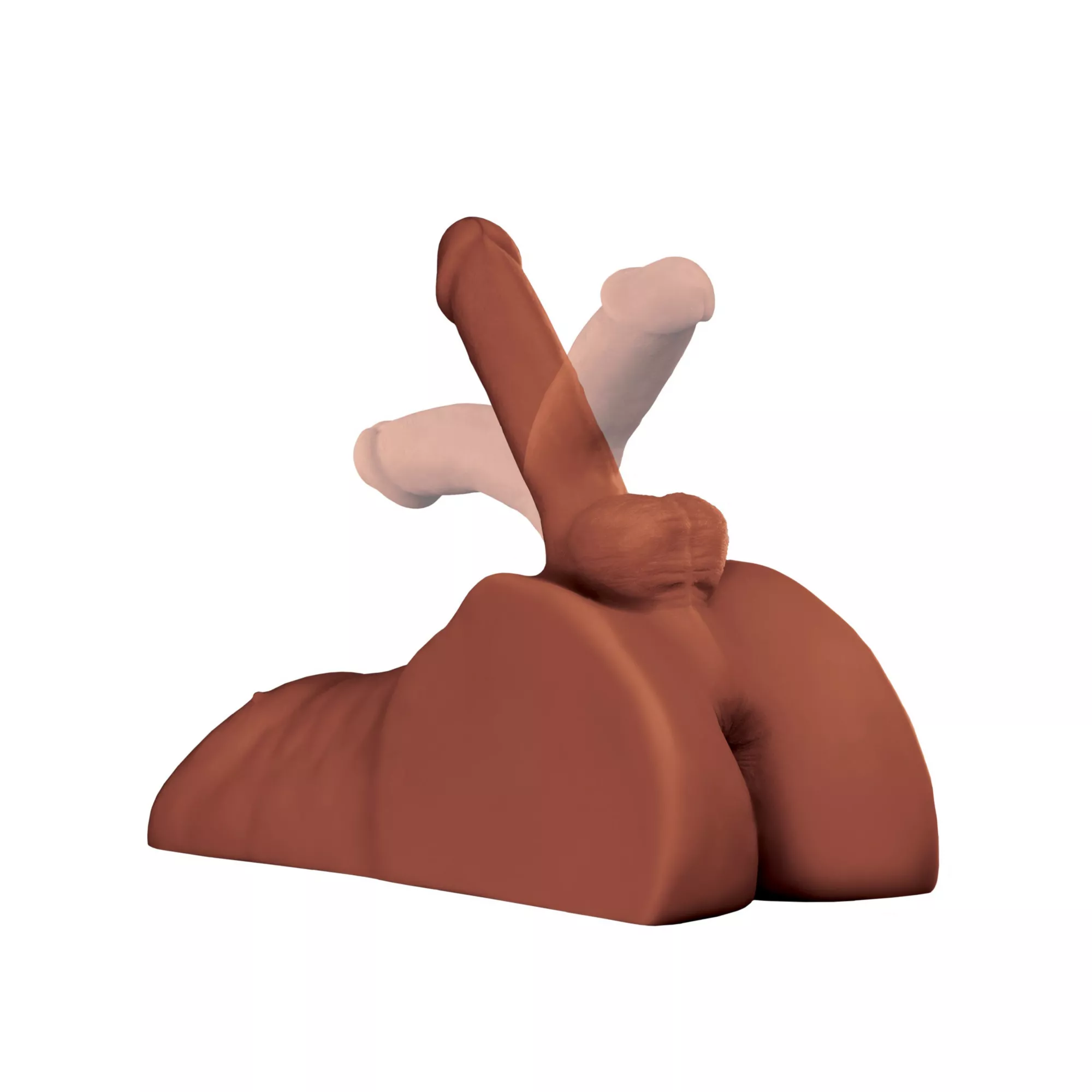 Perfect Ride Hands-Free Masturbator - Brown at Spencer's