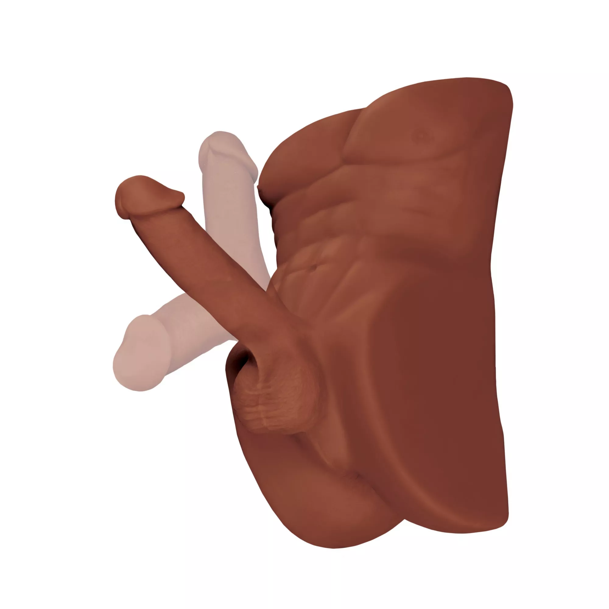 Perfect Ride Hands-Free Masturbator - Brown at Spencer's