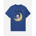 Betty Boop Moon and Stars T Shirt at Spencer's