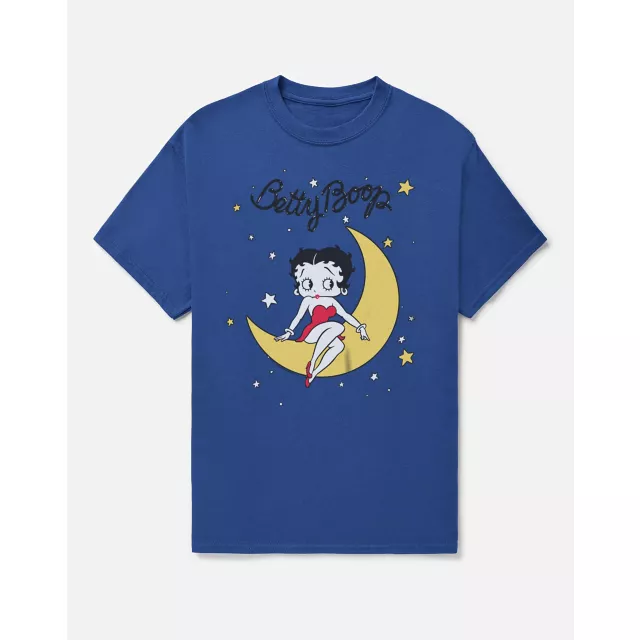 Betty Boop Moon and Stars T Shirt at Spencer's