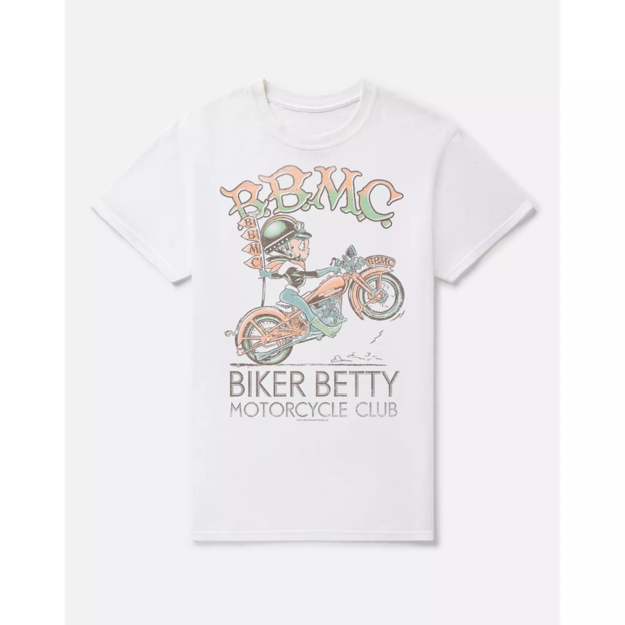 Biker Betty Boop Motorcycle Club T Shirt at Spencer's
