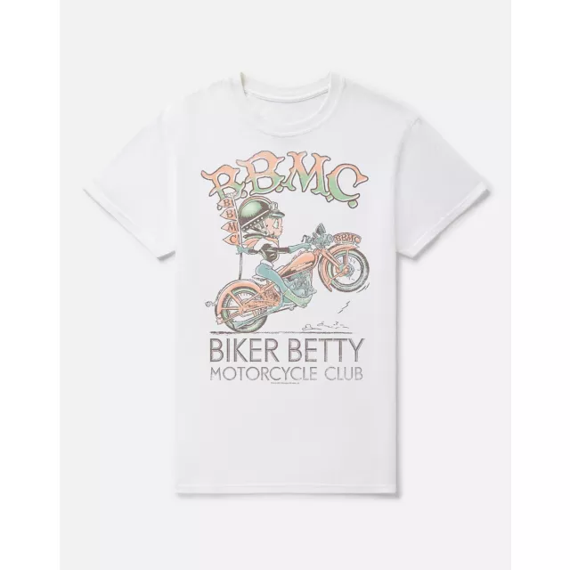 Biker Betty Boop Motorcycle Club T Shirt at Spencer's