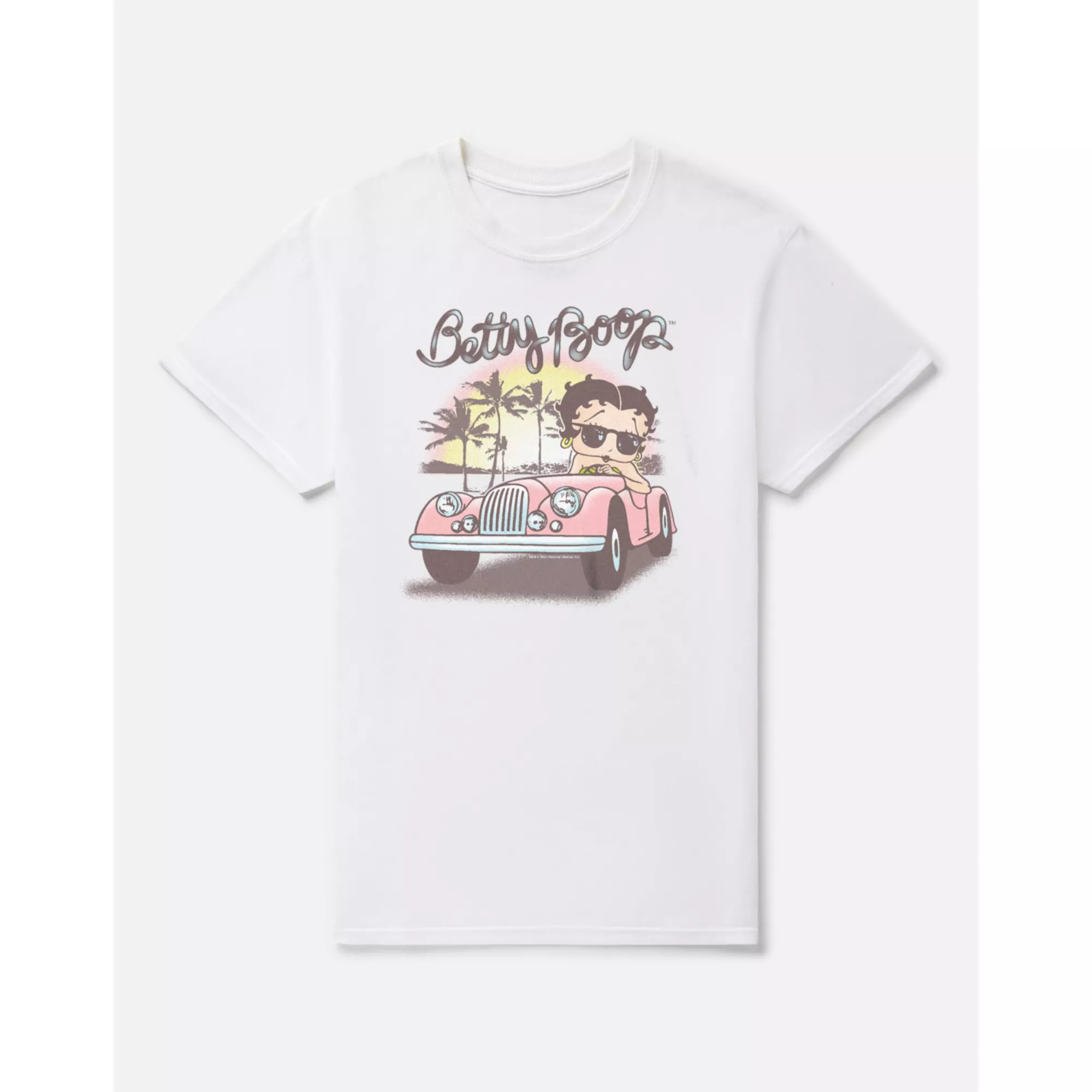 Betty Boop Pink Convertible T Shirt at Spencer's