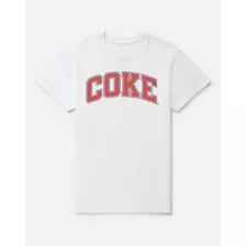 White Coke Logo T Shirt - Coca-Cola at Spencer's