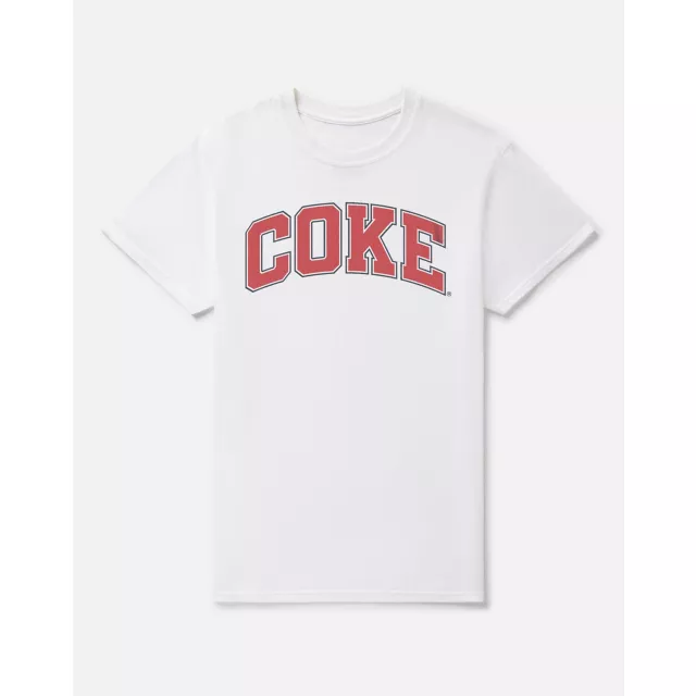 White Coke Logo T Shirt - Coca-Cola at Spencer's