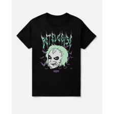 Beetlejuice Cartoon Face T Shirt at Spencer's