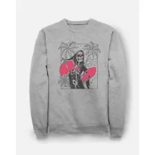Skeleton Surfer Sweatshirt at Spencer's