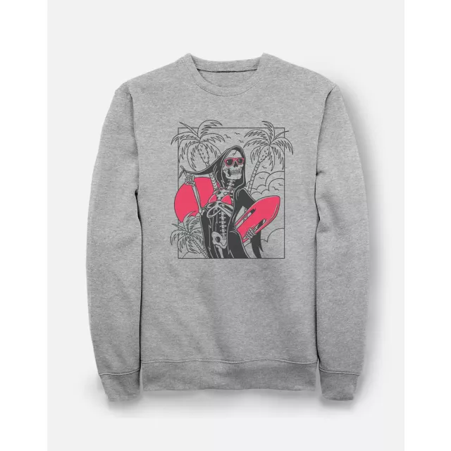 Skeleton Surfer Sweatshirt at Spencer's