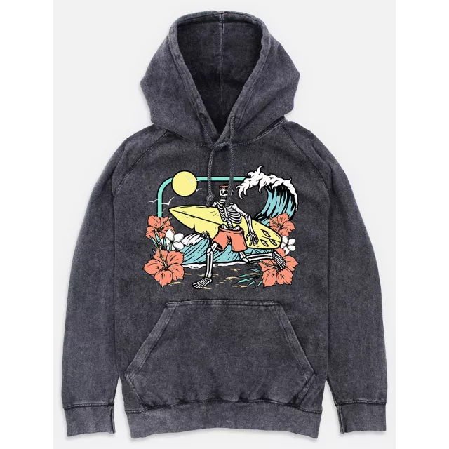 Skeleton Surfer Hoodie at Spencer's