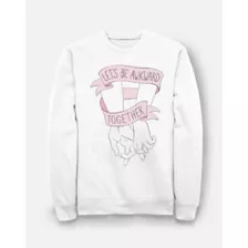 Let's Be Awkward Together Sweatshirt at Spencer's