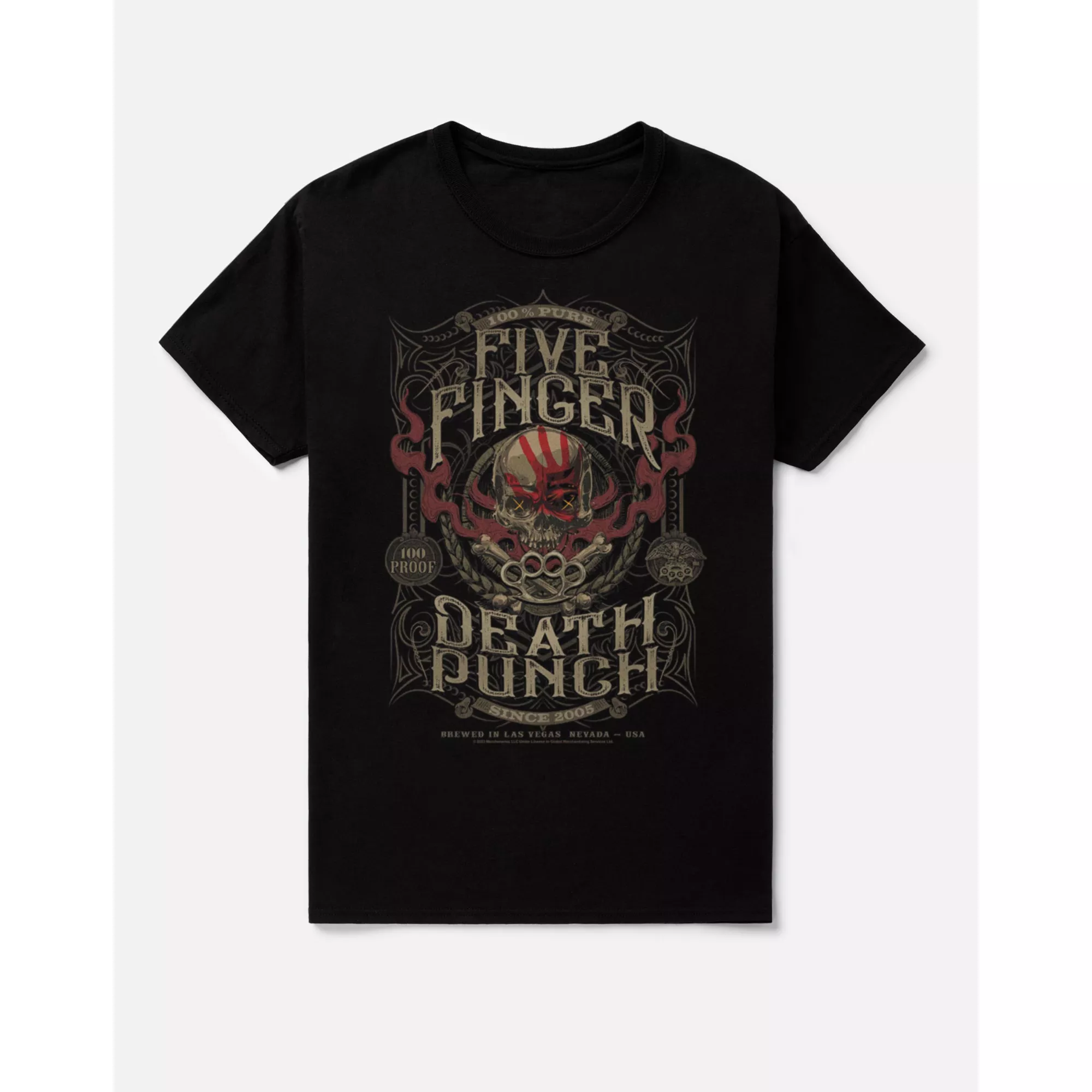 100% Pure Five Finger Death Punch T Shirt at Spencer's