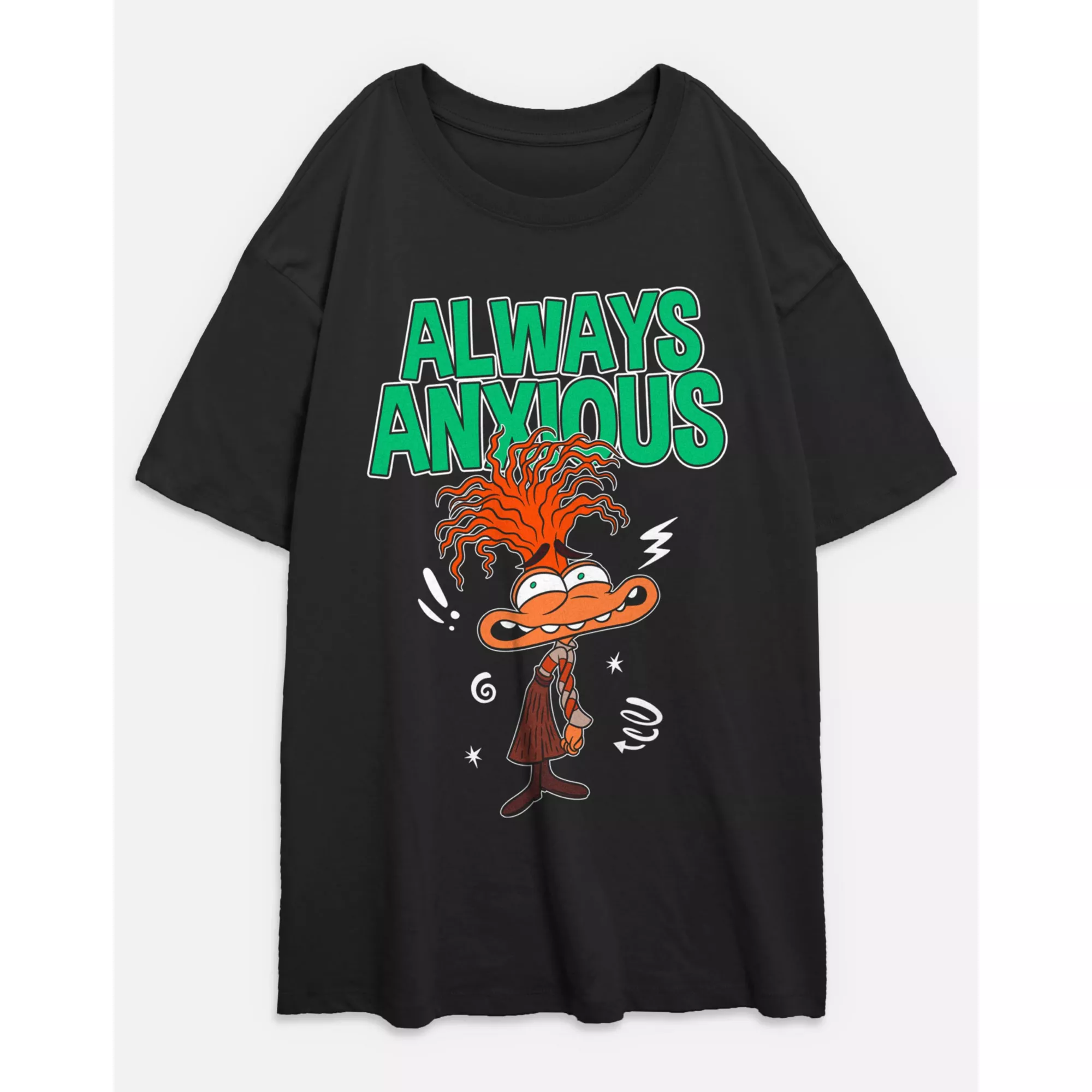 Inside Out 2 Always Anxious T Shirt at Spencer's