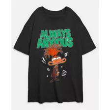 Inside Out 2 Always Anxious T Shirt at Spencer's