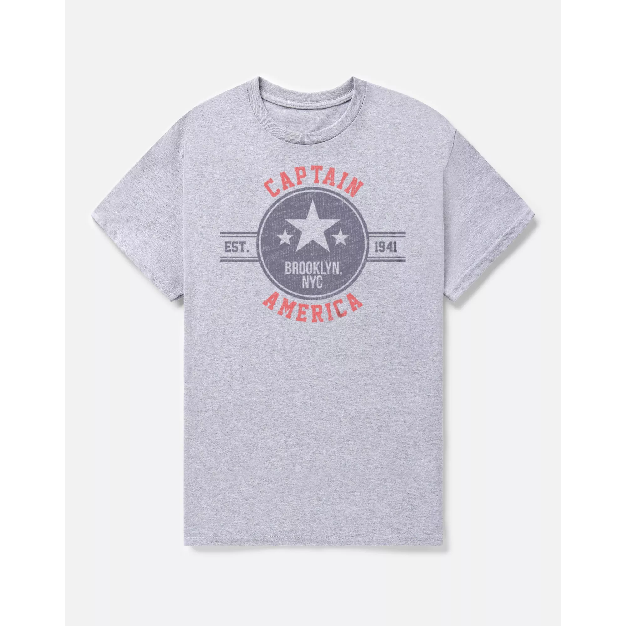 Grey Captain America T Shirt - Marvel at Spencer's