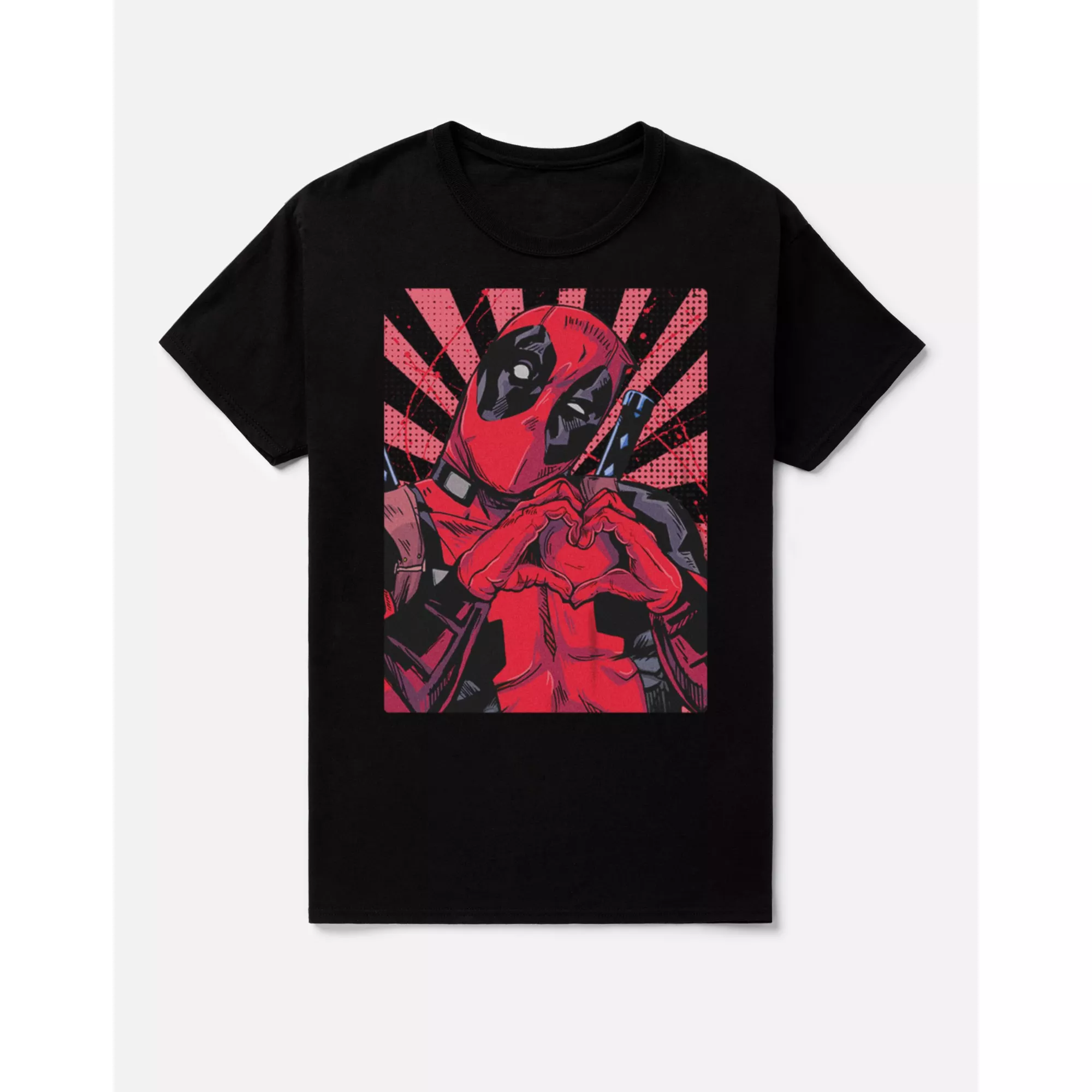 Deadpool Hand Heart T Shirt - Marvel at Spencer's