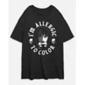 Allergic to Color T Shirt - Wednesday at Spencer's