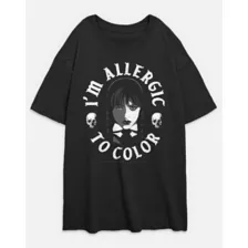 Allergic to Color T Shirt - Wednesday at Spencer's