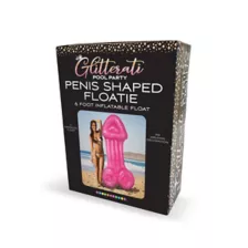 Glitterati Pool Party Penis Shaped Floatie at Spencer's