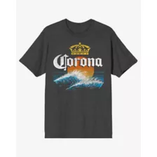 Corona Wave T Shirt at Spencer's