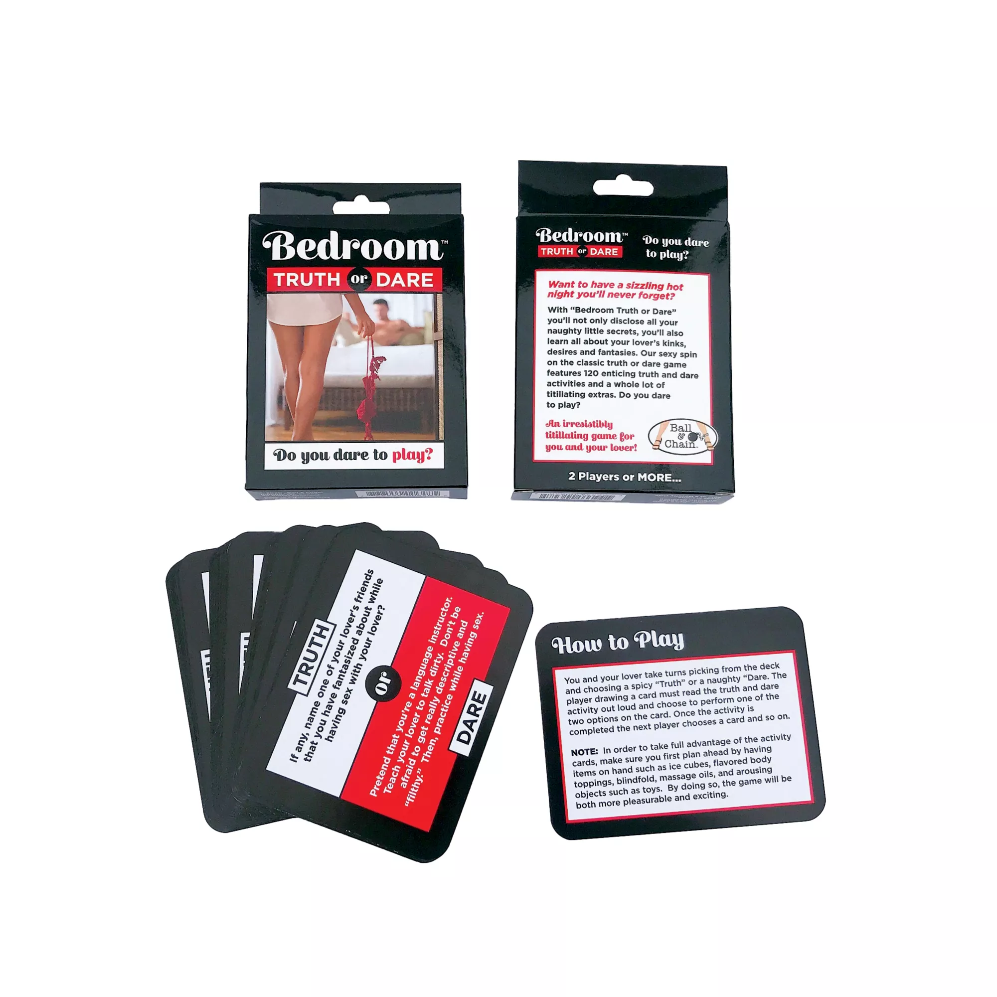 Bedroom Truth or Dare Card Game at Spencer's