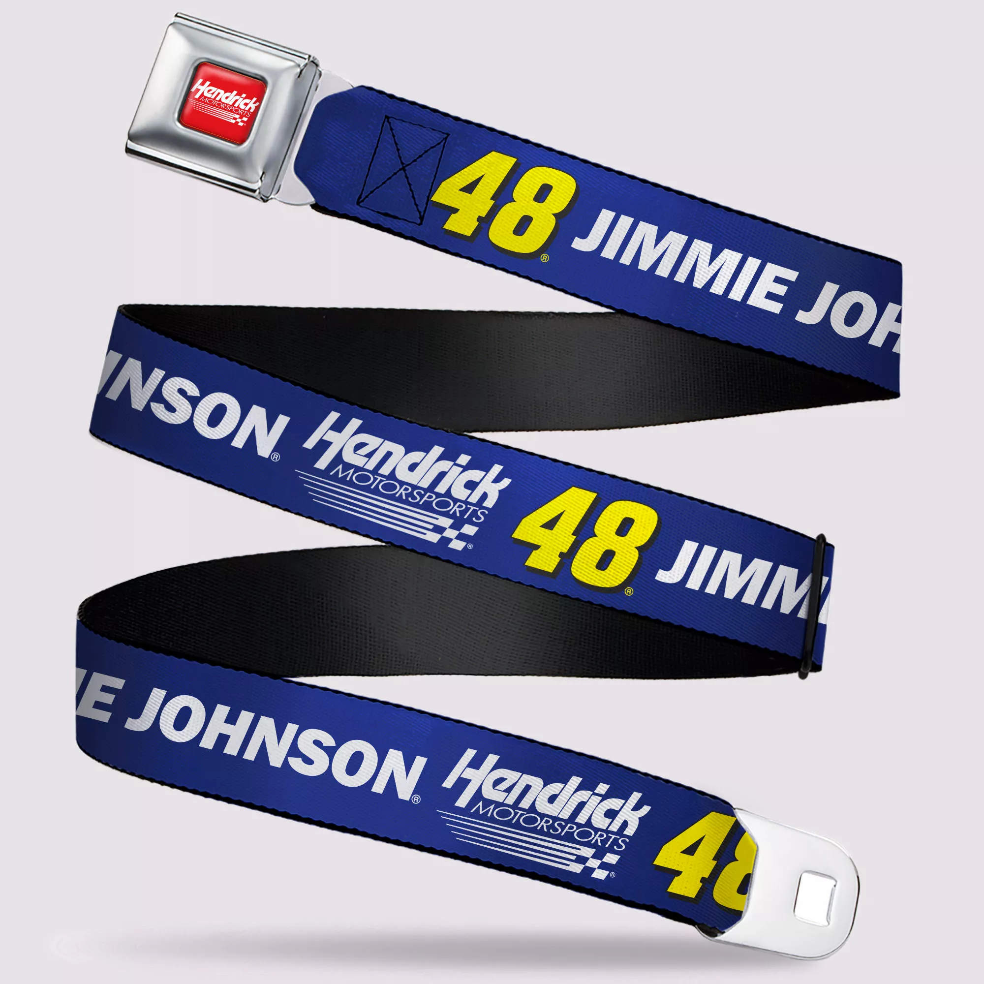 Jimmie Johnson Logo Buckle-Down Seatbelt Belt at Spencer's