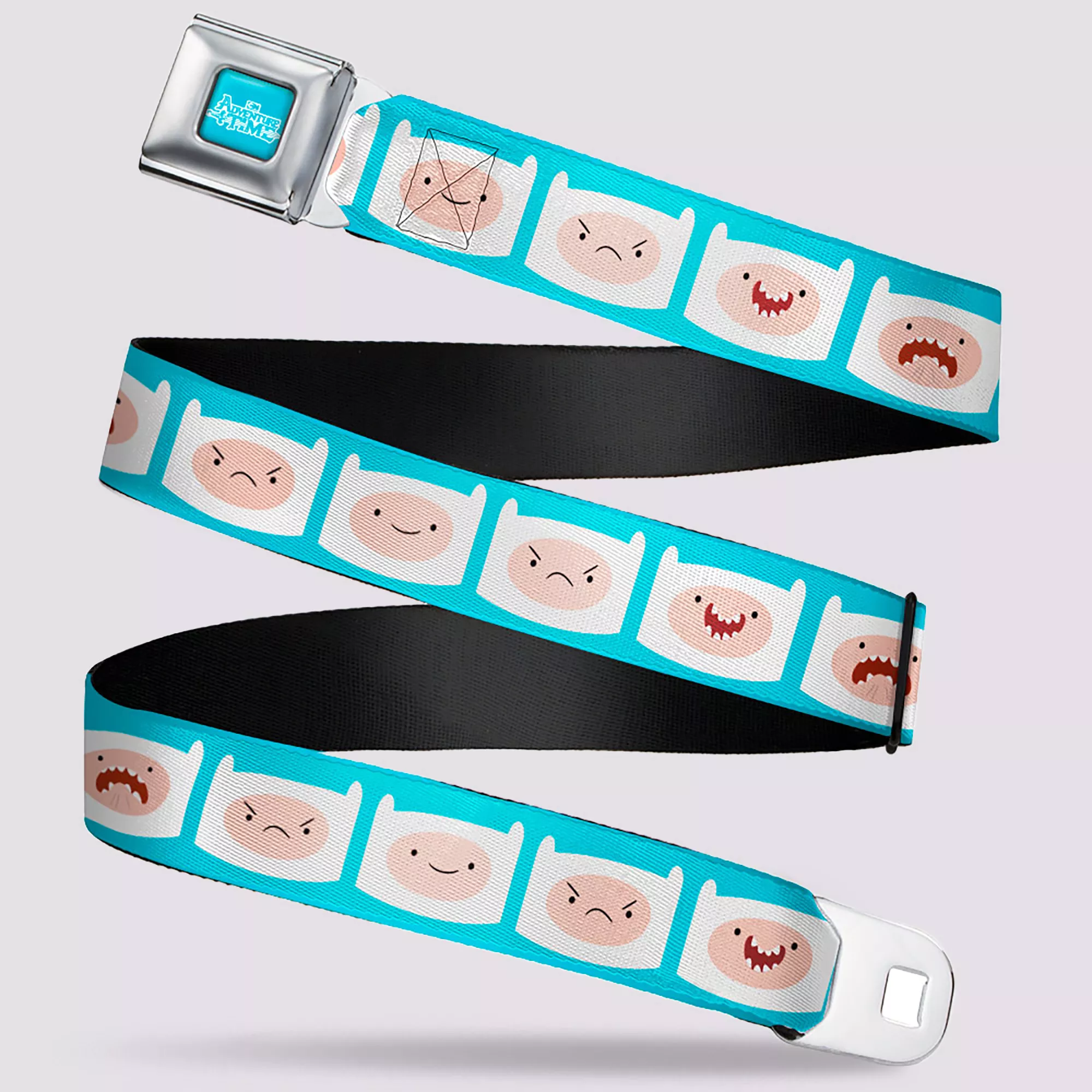 Finn Buckle-Down Seatbelt Belt - Adventure Time at Spencer's