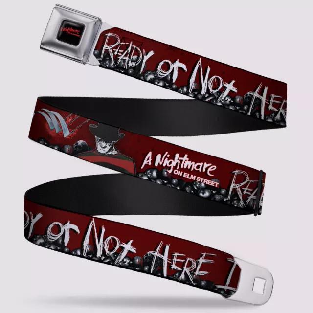 Buckle-Down Freddy Ready or Not Seatbelt Belt - A Nightmare on Elm Street at Spencer's